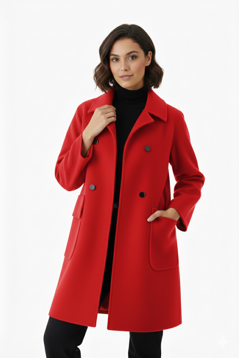 Karina - Abrigo de lana Otoño e invierno