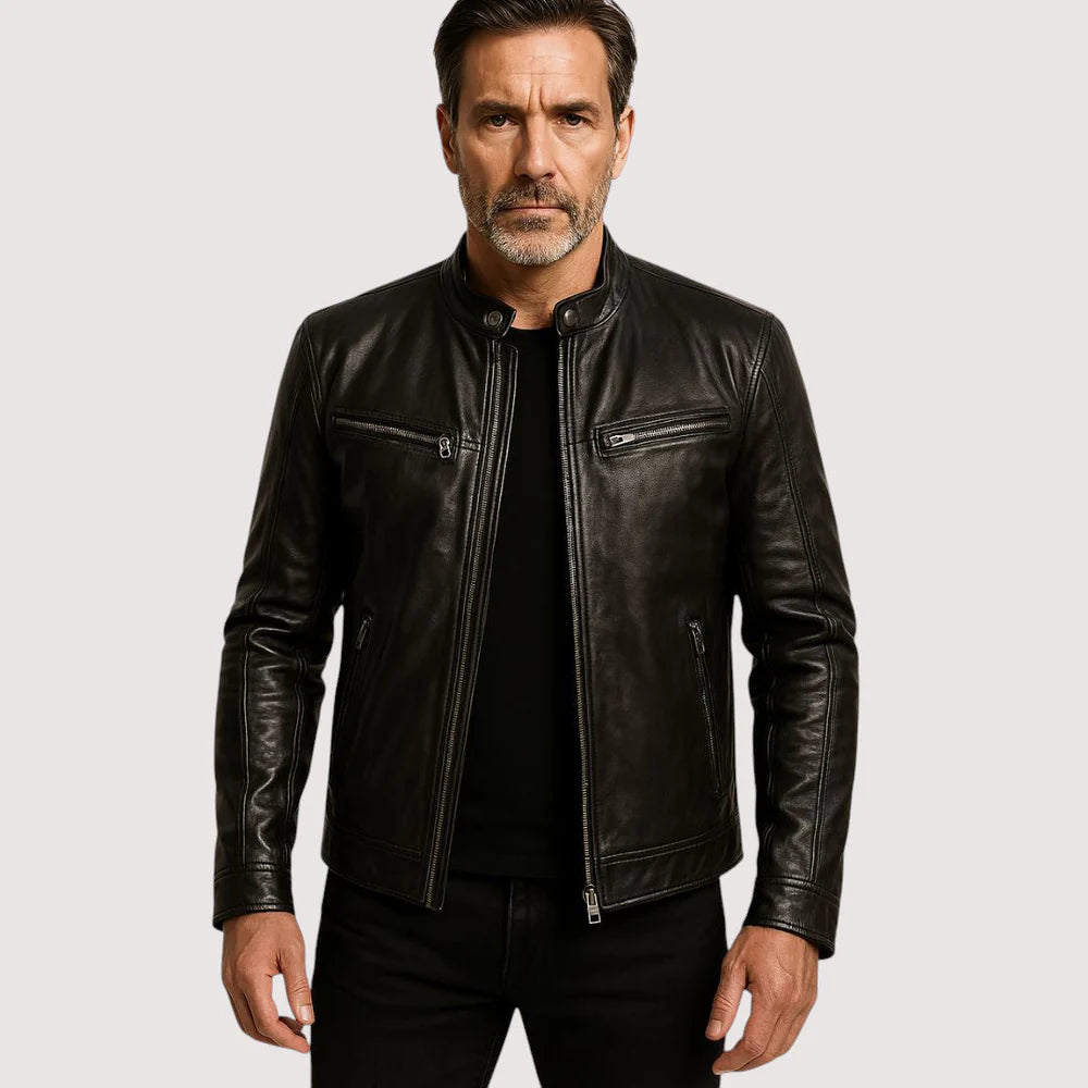 Enzo™ | Chaqueta de Cuero PU para Hombre
