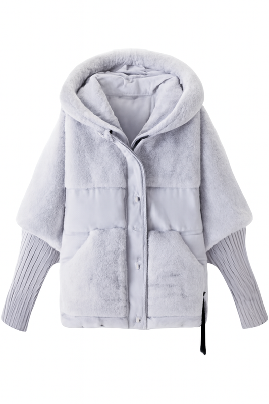 LENA | Elegante chaqueta de plumas con capucha