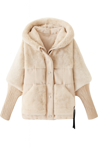 LENA | Elegante chaqueta de plumas con capucha