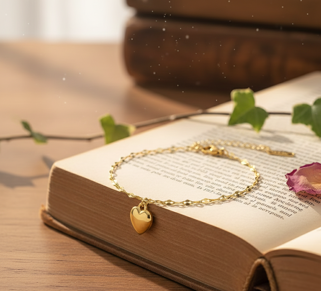 Pulsera "Acero Amor Eterno" DEVORA | Brazalete de Corazón Trendy