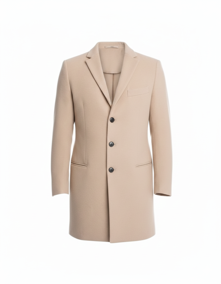 Louis - Abrigo Beige de Distinción