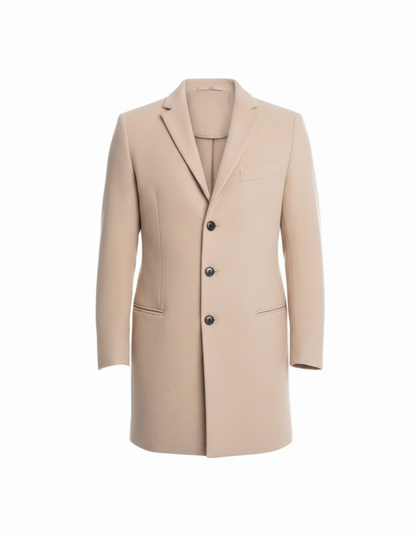 Louis - Abrigo Beige de Distinción