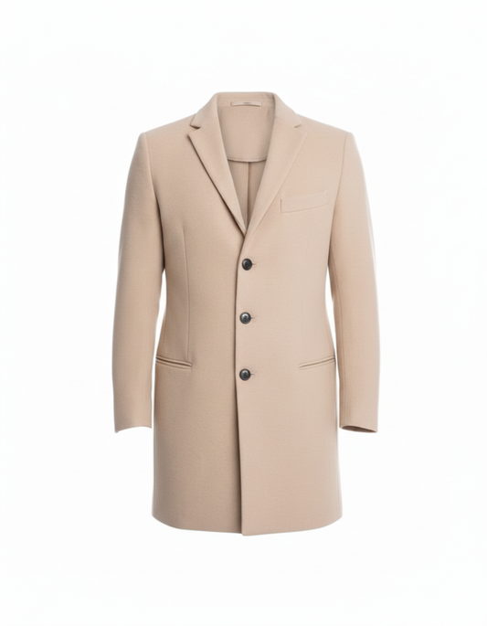 Louis - Abrigo Beige de Distinción