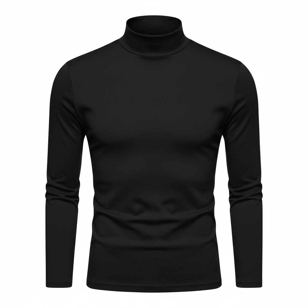 Mario - Camiseta de manga larga, cuello alto