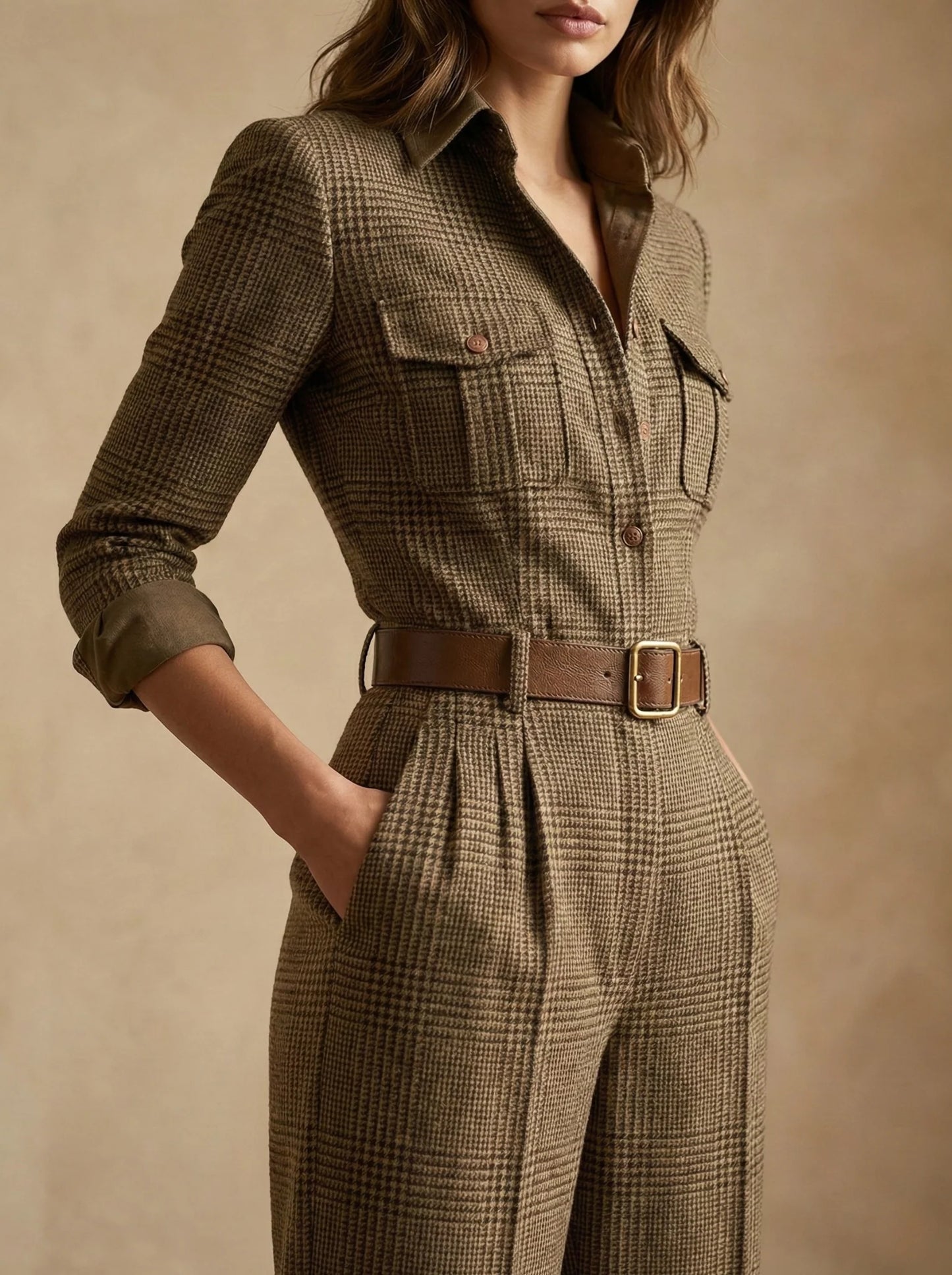 Olga - Mono de Tweed Moderno