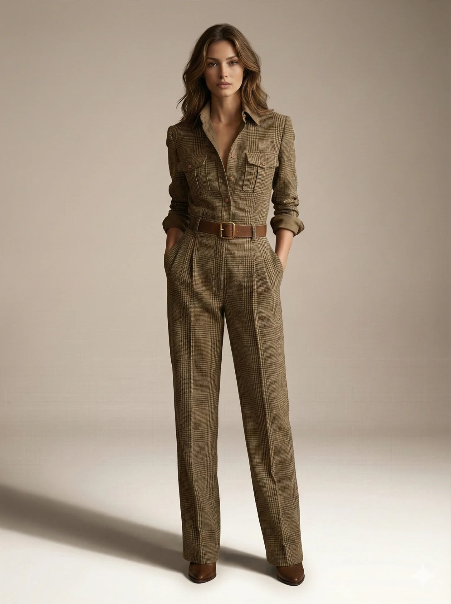 Olga - Mono de Tweed Moderno