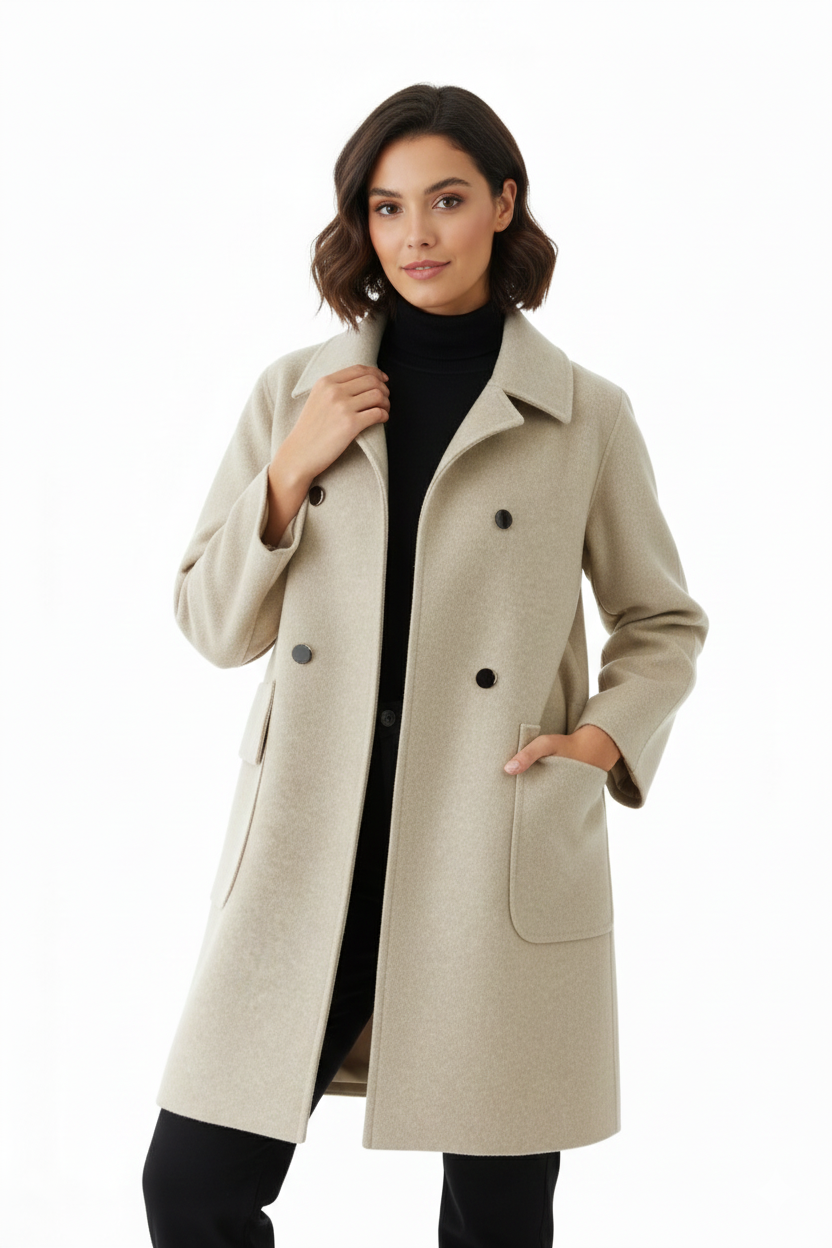 Karina - Abrigo de lana Otoño e invierno