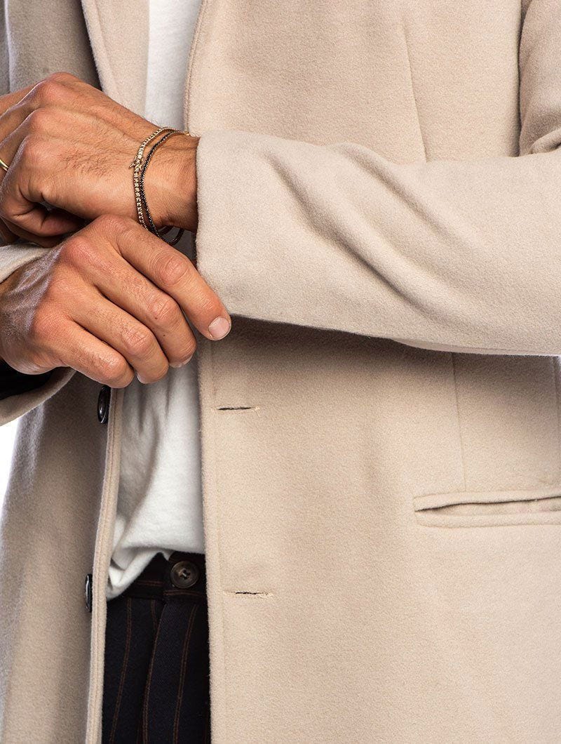 Louis - Abrigo Beige de Distinción