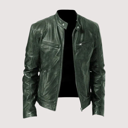 Enzo™ | Chaqueta de Cuero PU para Hombre